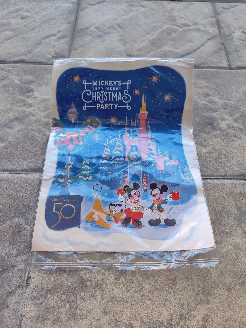 Disney World Mickey’s Very Merry Christmas Party 2022 Commemorative Poster